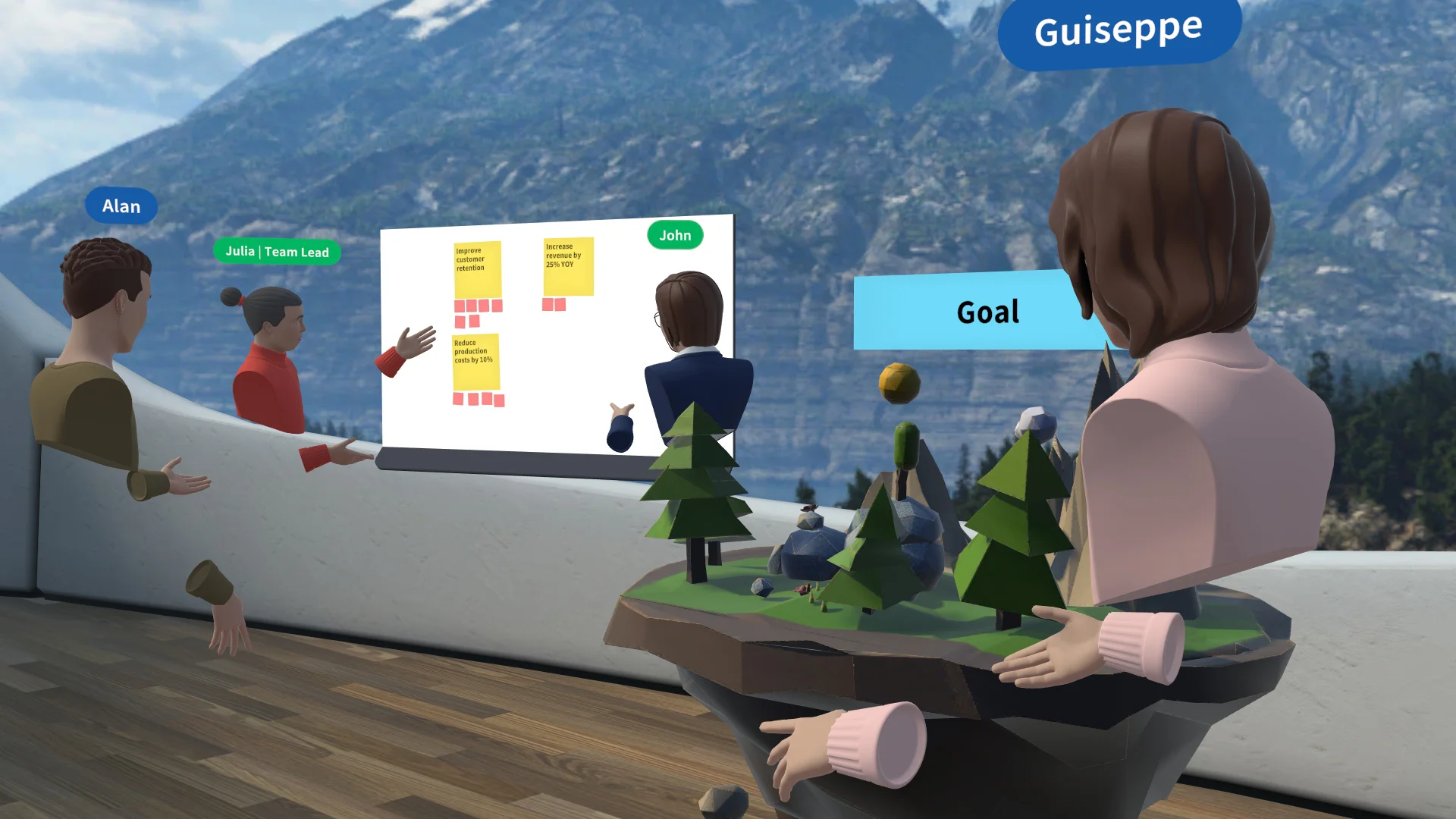 Strategie Workshop in VR