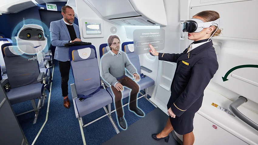 Lufthansa VR soft skills training