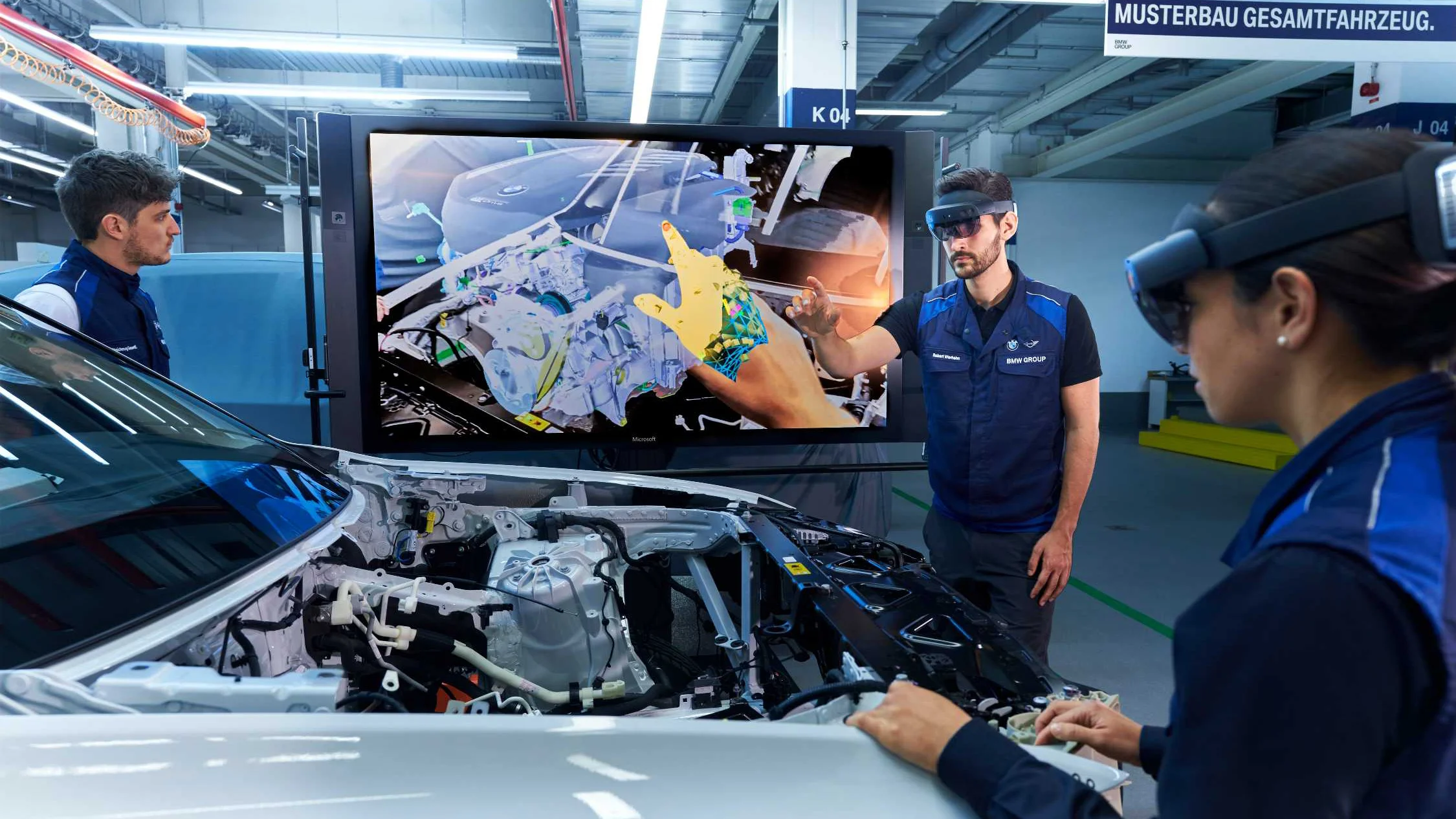 BMW augmented reality prototyping at Munich Pilot Plant