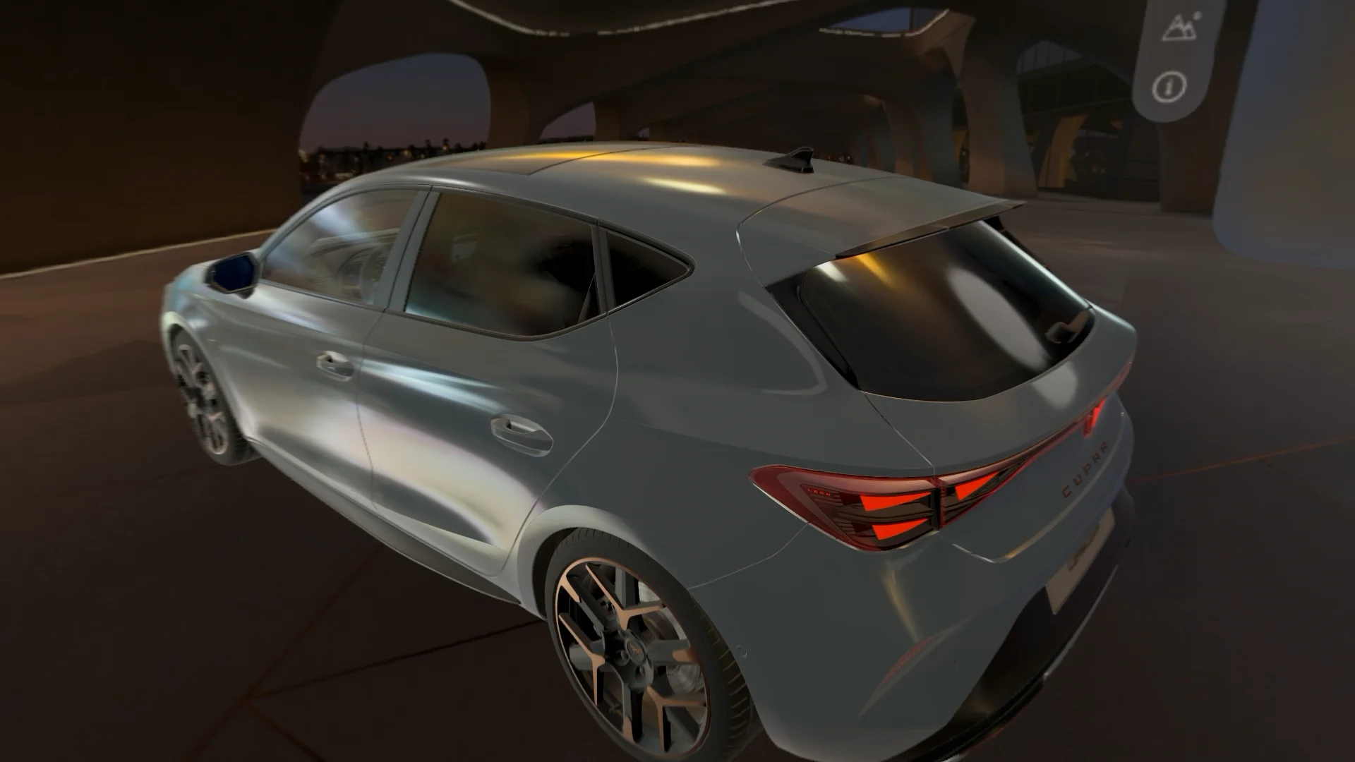 CUPRA virtueller Showroom auf der Apple Vision Pro