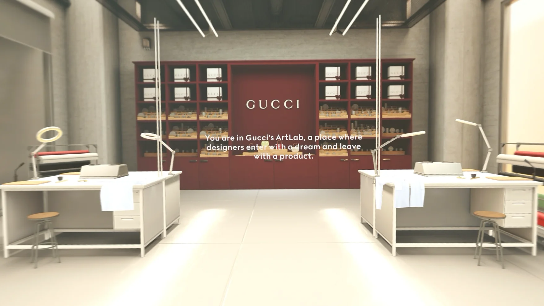 Gucci immersives Fashion-Erlebnis auf der Apple Vision Pro