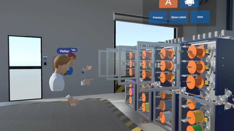 Maillefer virtueller Messestand in Glue